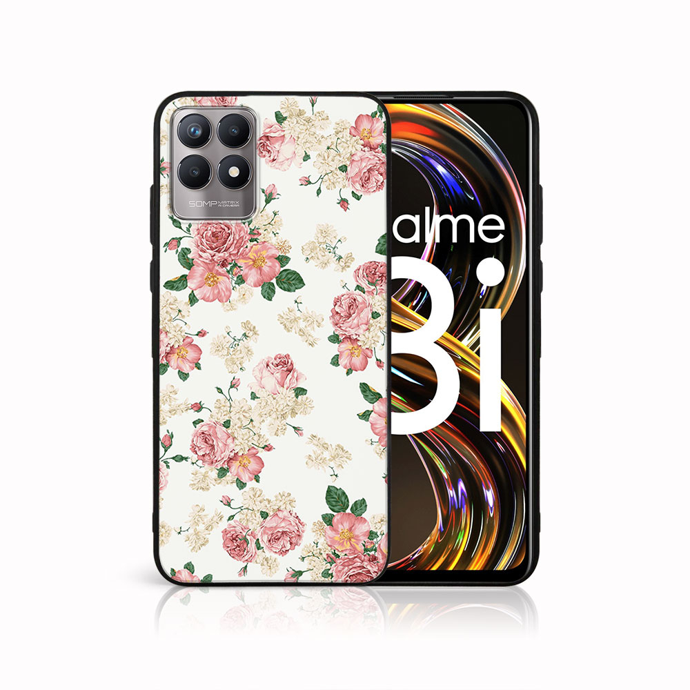 PROTEMIO MY ART szilikon tok Realme 8i PINK ROSES (016) akciós termékkép 1