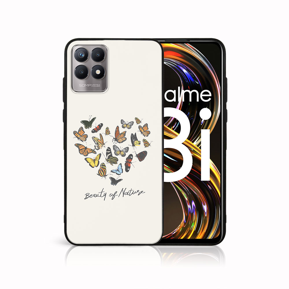 PROTEMIO MY ART szilikon tok Realme 8i BUTTERFLIES (026) akciós termékkép 1