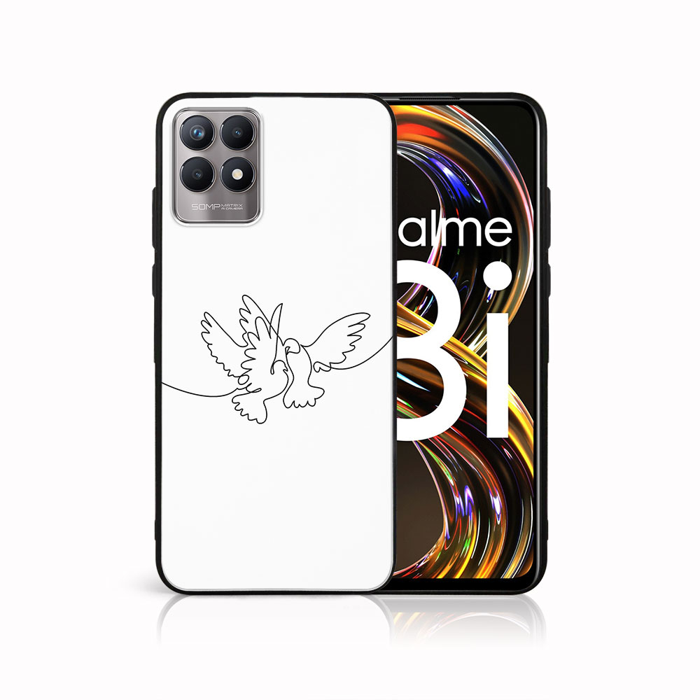 PROTEMIO MY ART szilikon tok Realme 8i DOVE (031) akciós termékkép 1