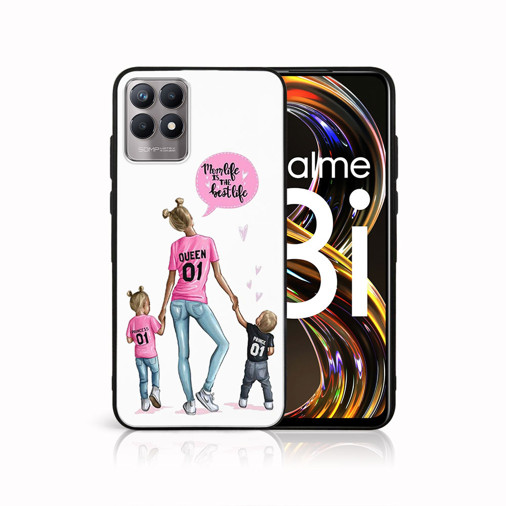 PROTEMIO MY ART szilikon tok Realme 8i MOM (119) akciós termékkép 1