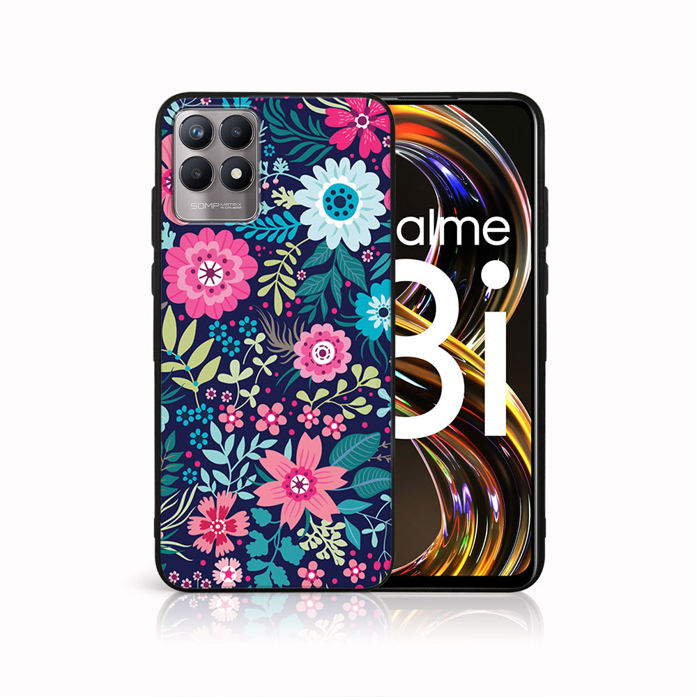 PROTEMIO MY ART szilikon tok Realme 8i FLORA (038) akciós termékkép 1
