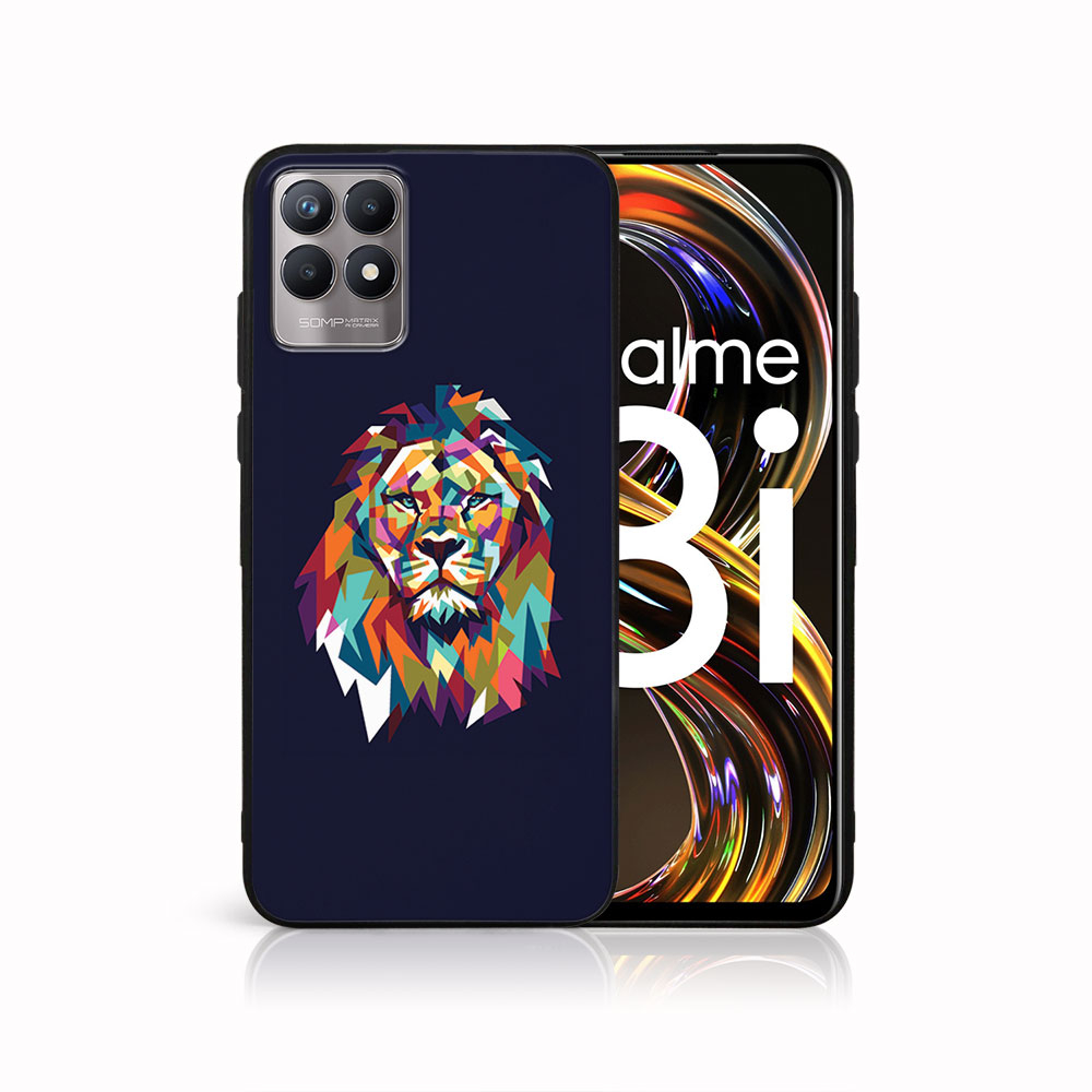 PROTEMIO MY ART szilikon tok Realme 8i LION (046) akciós termékkép 1