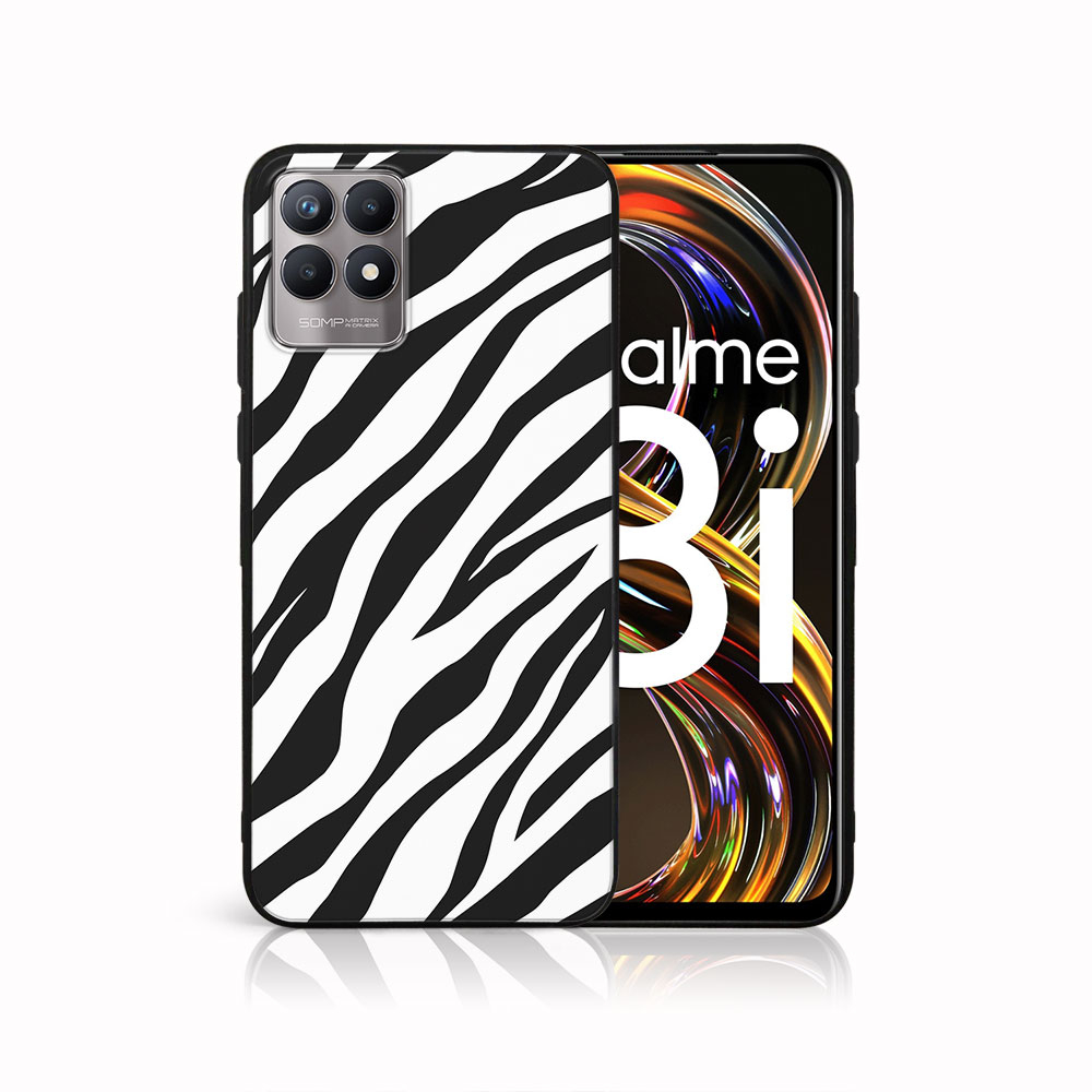 PROTEMIO MY ART szilikon tok Realme 8i ZEBRA (049) akciós termékkép 1