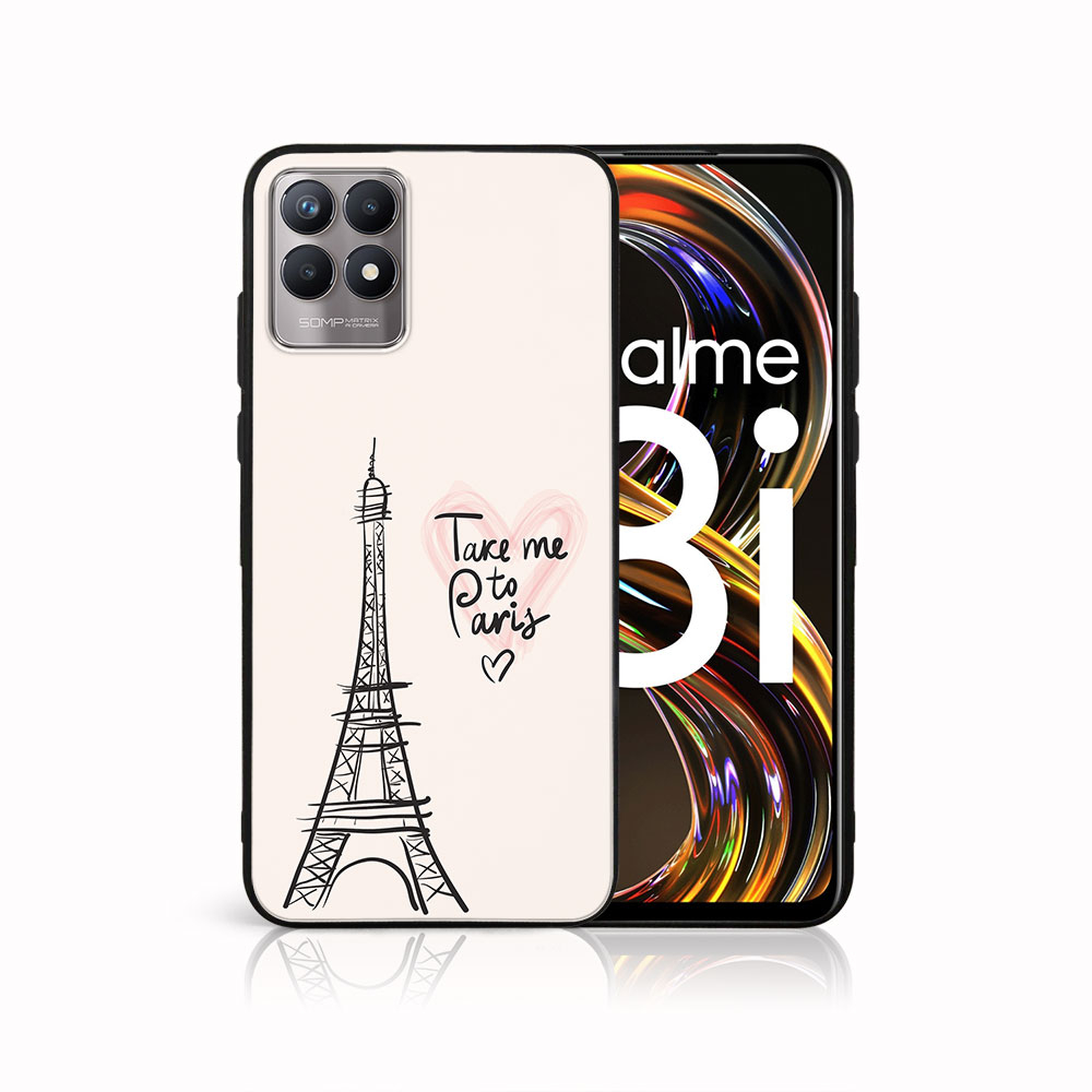 PROTEMIO MY ART szilikon tok Realme 8i PARIS (057) akciós termékkép 1
