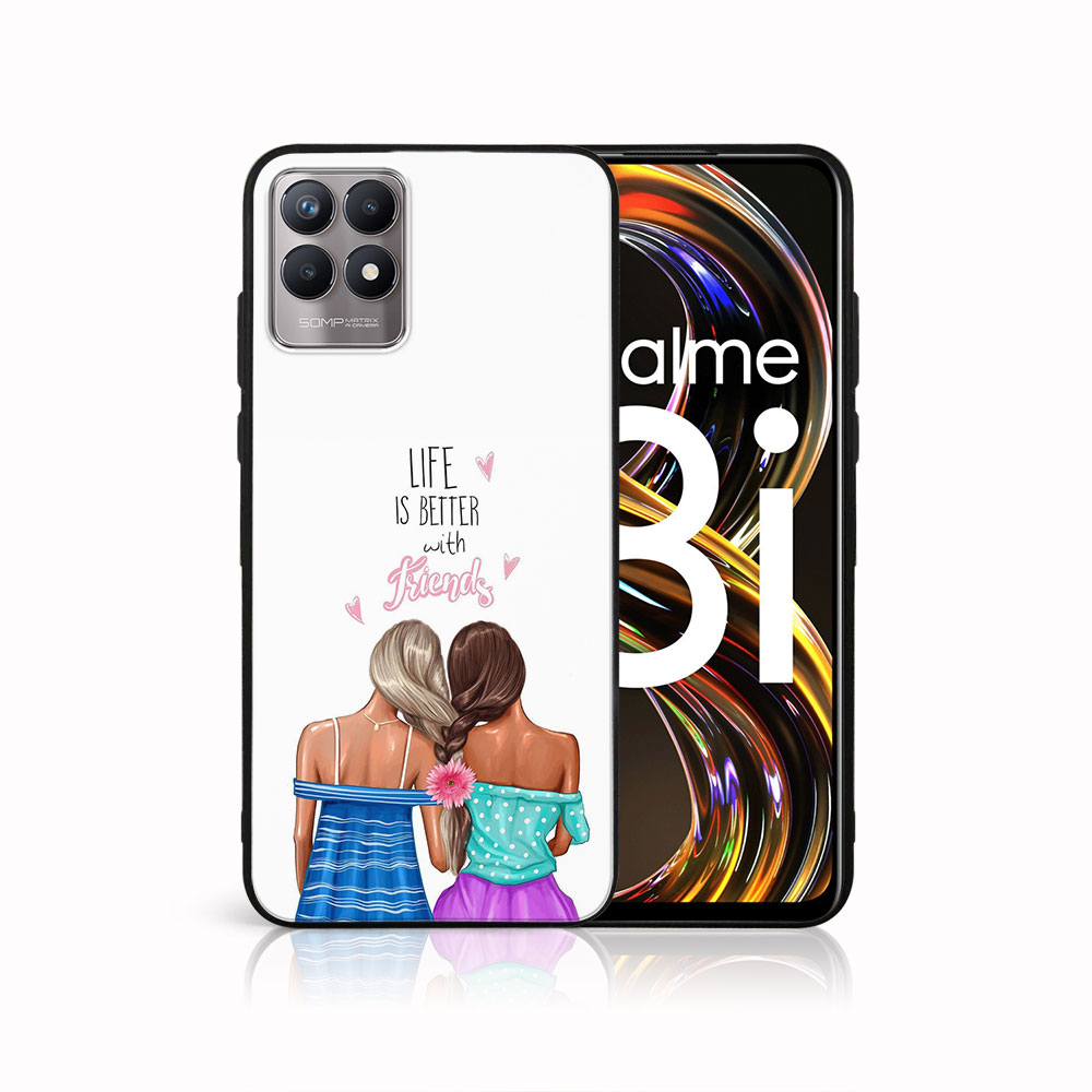 PROTEMIO MY ART szilikon tok Realme 8i FRIENDS (060) akciós termékkép 1