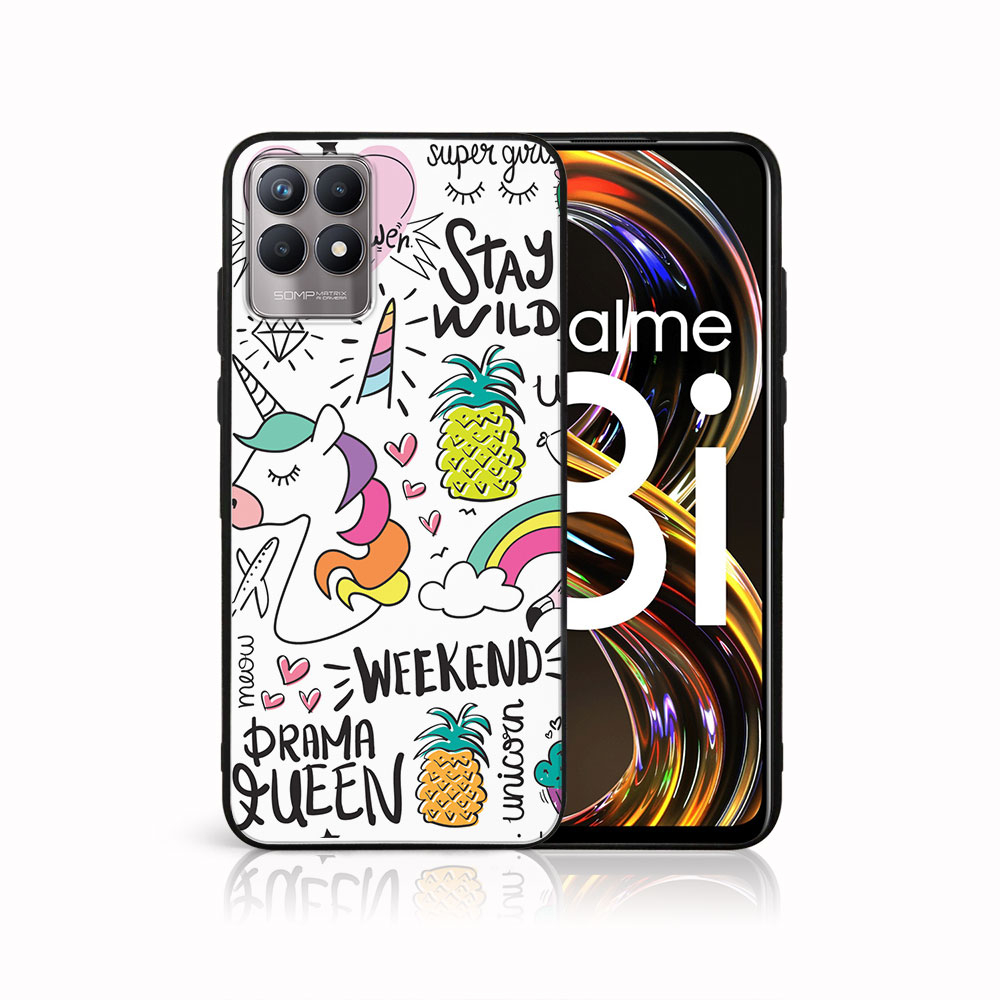 PROTEMIO MY ART szilikon tok Realme 8i UNICORN (063) akciós termékkép 1