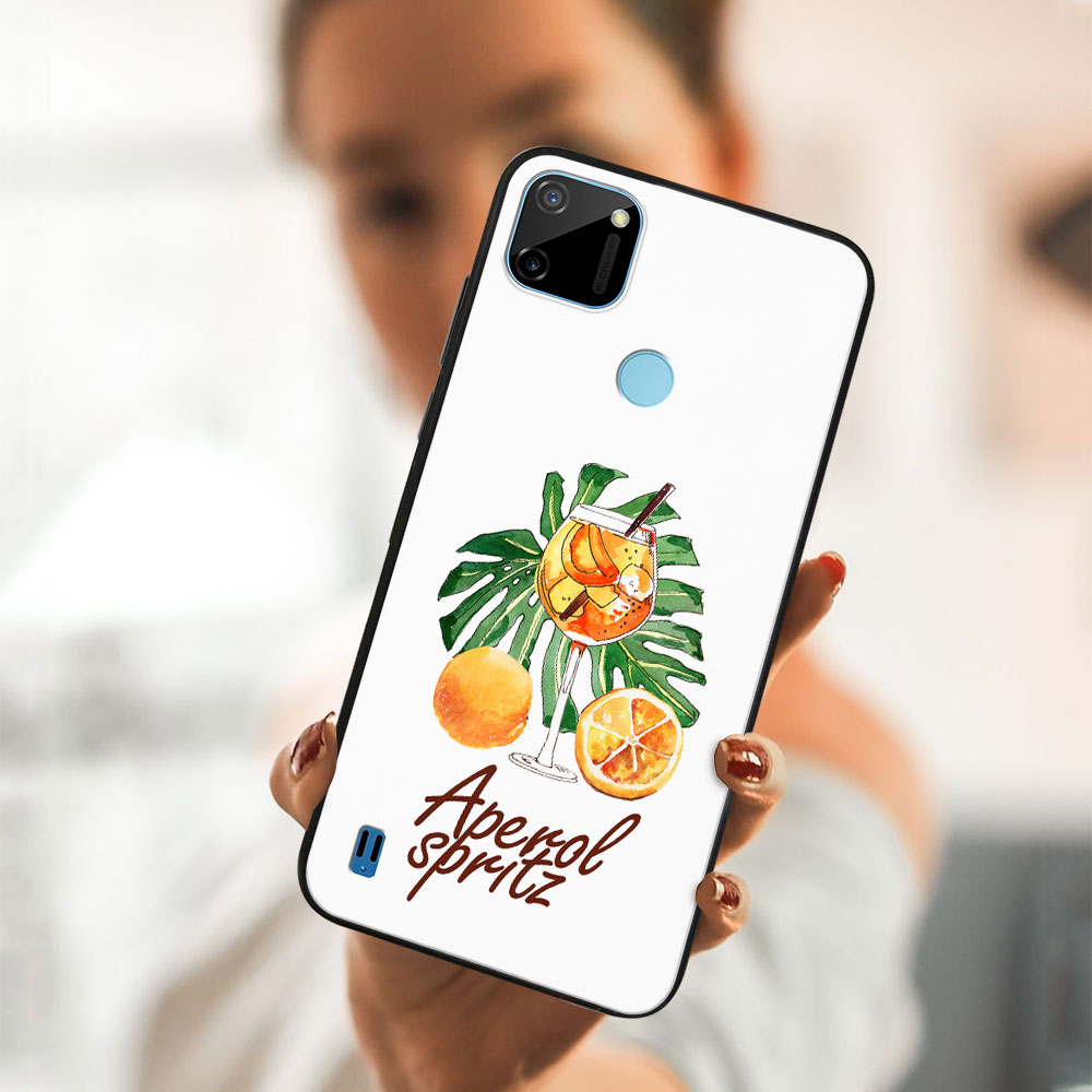 PROTEMIO MY ART szilikon tok Realme C11 APEROL (127) termék 2. képe