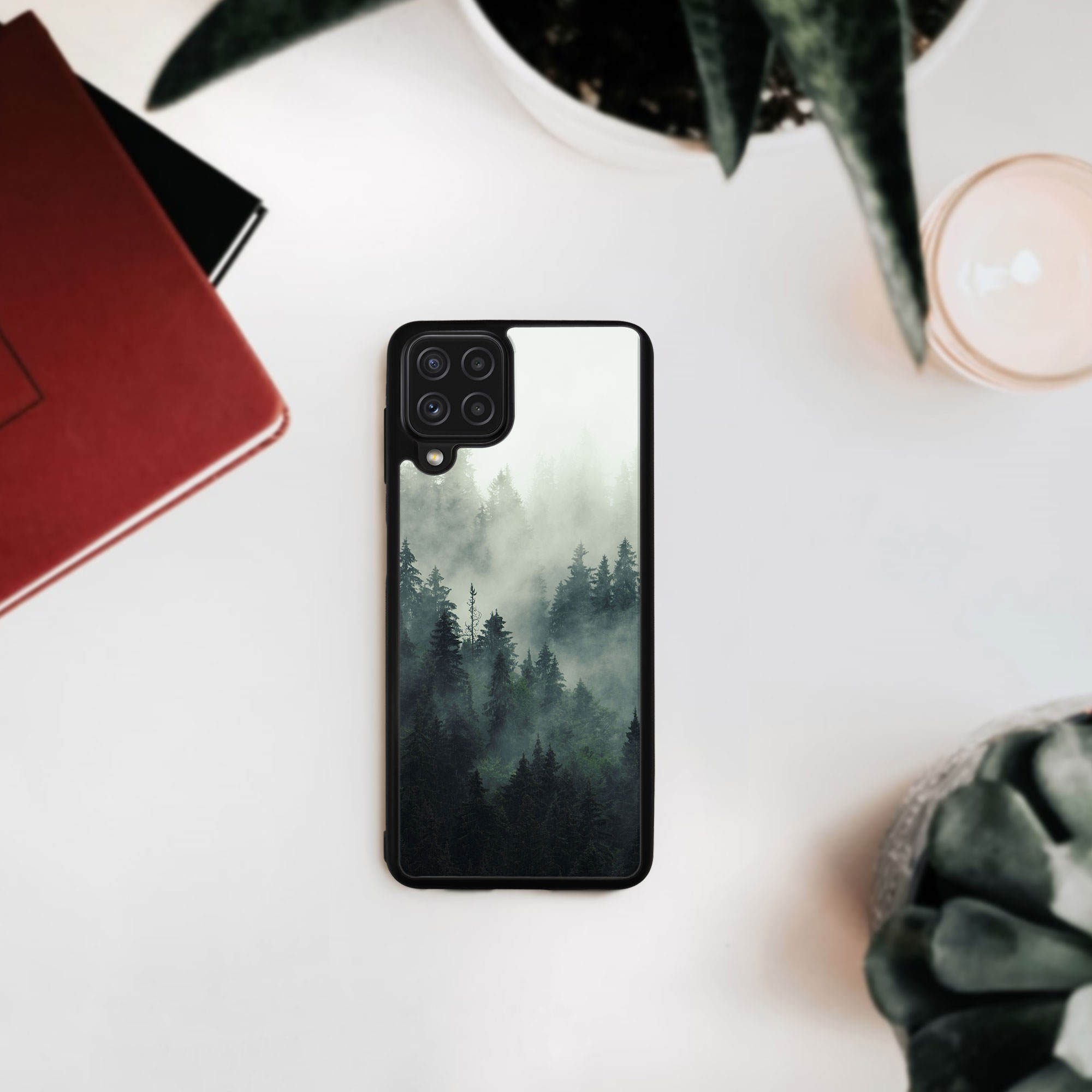 PROTEMIO MY ART Szilikon borítás Samsung Galaxy A22 FOREST (003) termék 2. képe