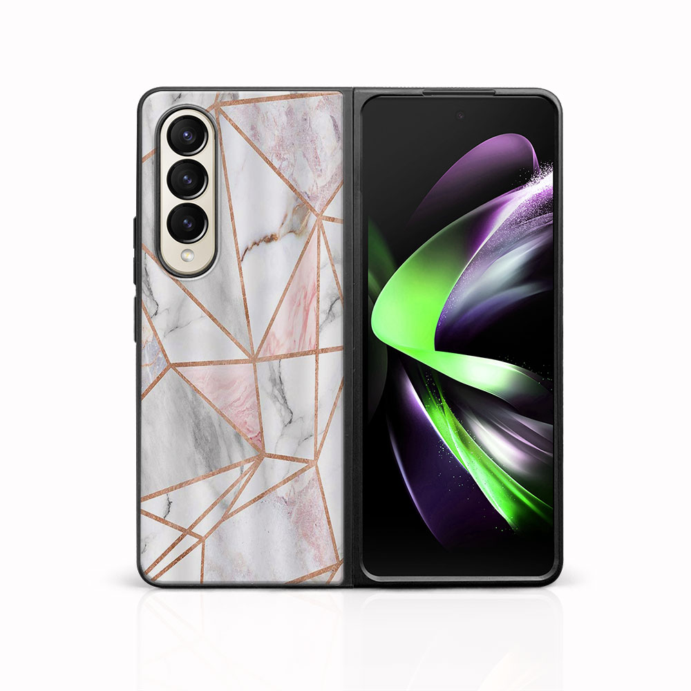 MY ART Védőtok Samsung Galaxy Z Fold4 5G PINK MARBLE (143) készülékhez akciós termékkép 1