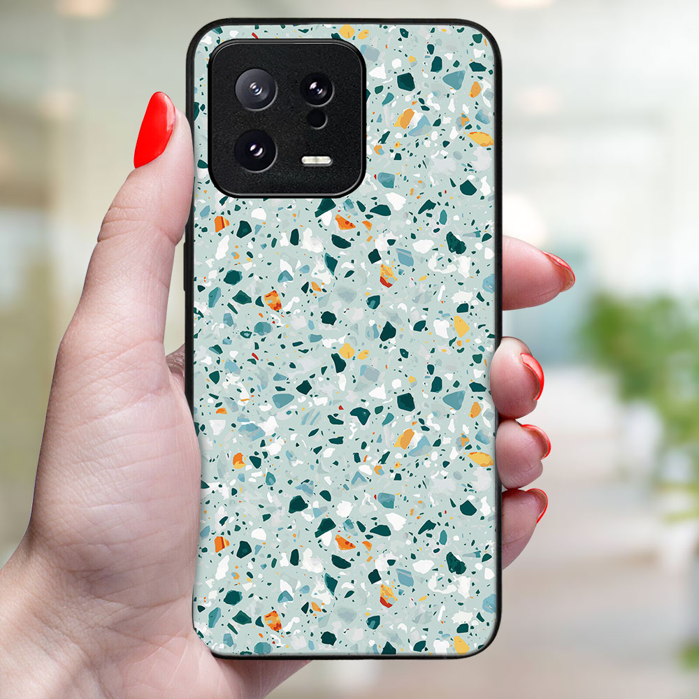MY ART Védőburkolat a Xiaomi 13-hoz BLUE TERRAZZO (164) termék 2. képe