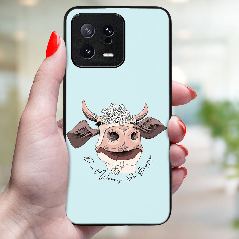 MY ART Védőhuzat Xiaomi 13 HAPPY COW (181) számára termék 2. képe