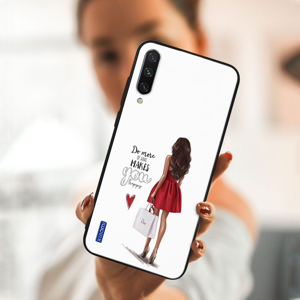 PROTEMIO MY ART Védőburkolat Xiaomi Mi A3 RED DRESS (137) termék 2. képe