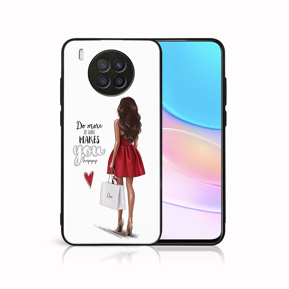 PROTEMIO MY ART Szilikon huzat Huawei Nova 8i RED DRESS (137) akciós termékkép 1