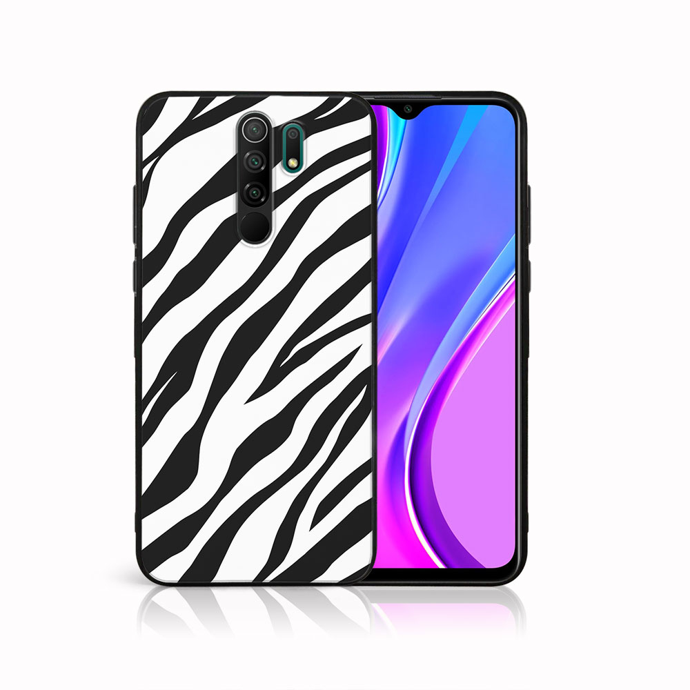 PROTEMIO MY ART szilikon tok Xiaomi Redmi 9 ZEBRA (049) akciós termékkép 1