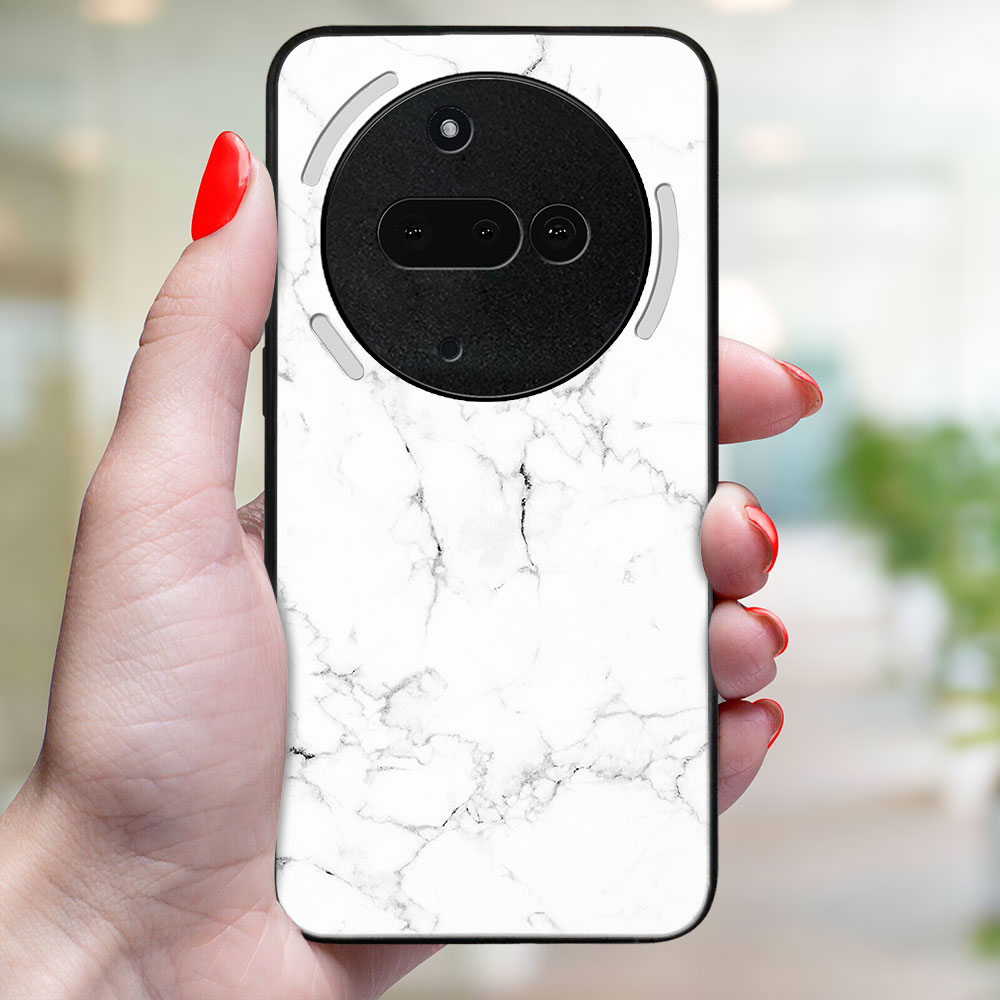 MY ART Védőtok Nothing Phone (3a) WHITE MARBLE (144) készülékhez termék 2. képe