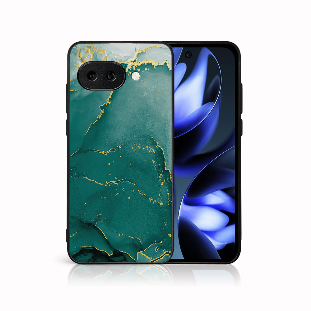 MY ART Védőtok Google Pixel 9a GREEN MARBLE (145) készülékhez akciós termékkép 1