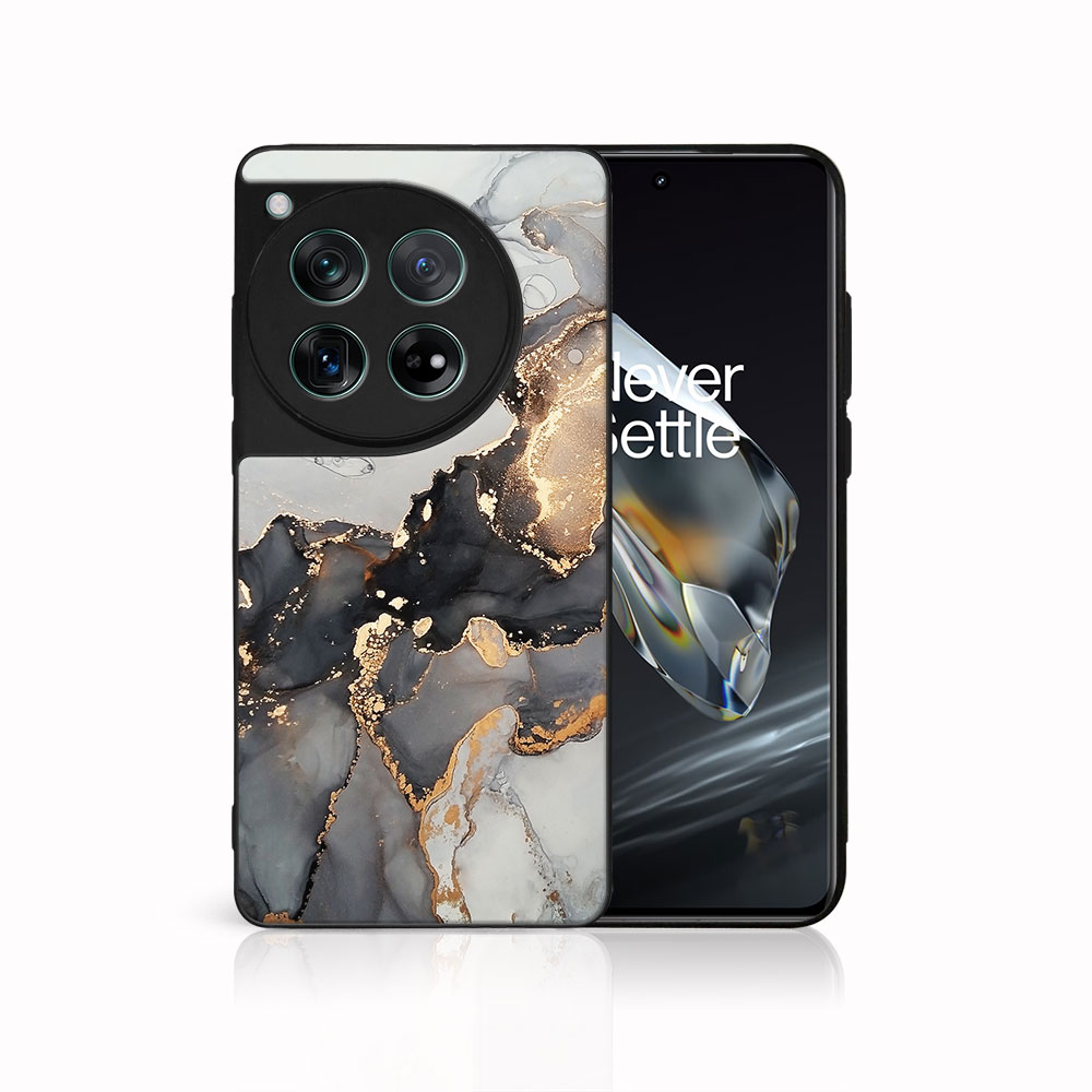 MY ART Védőburkolat: OnePlus 12 GREY MARBLE (140) akciós termékkép 1