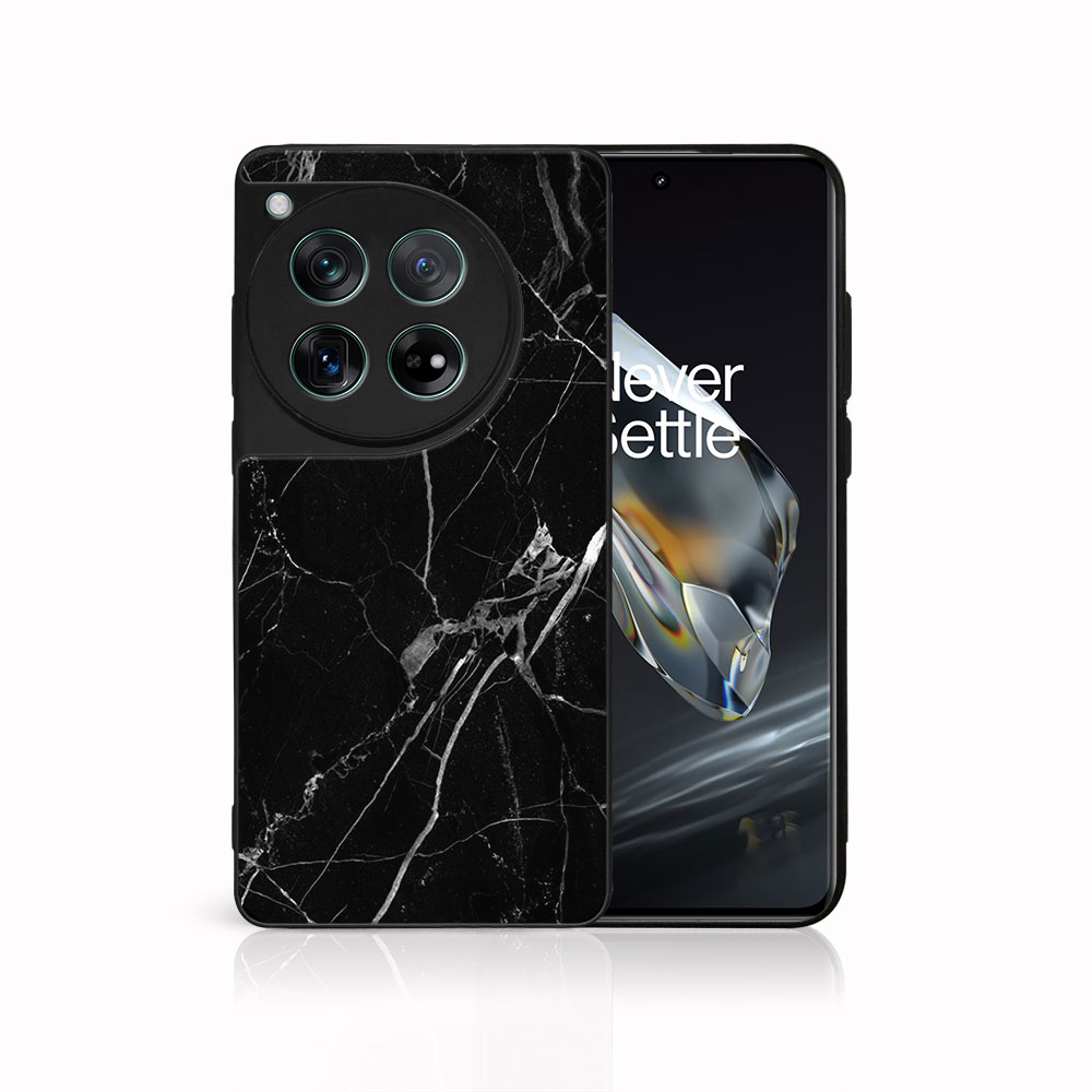 MY ART Védőburkolat: OnePlus 12 BLACK MARBLE (142) akciós termékkép 1