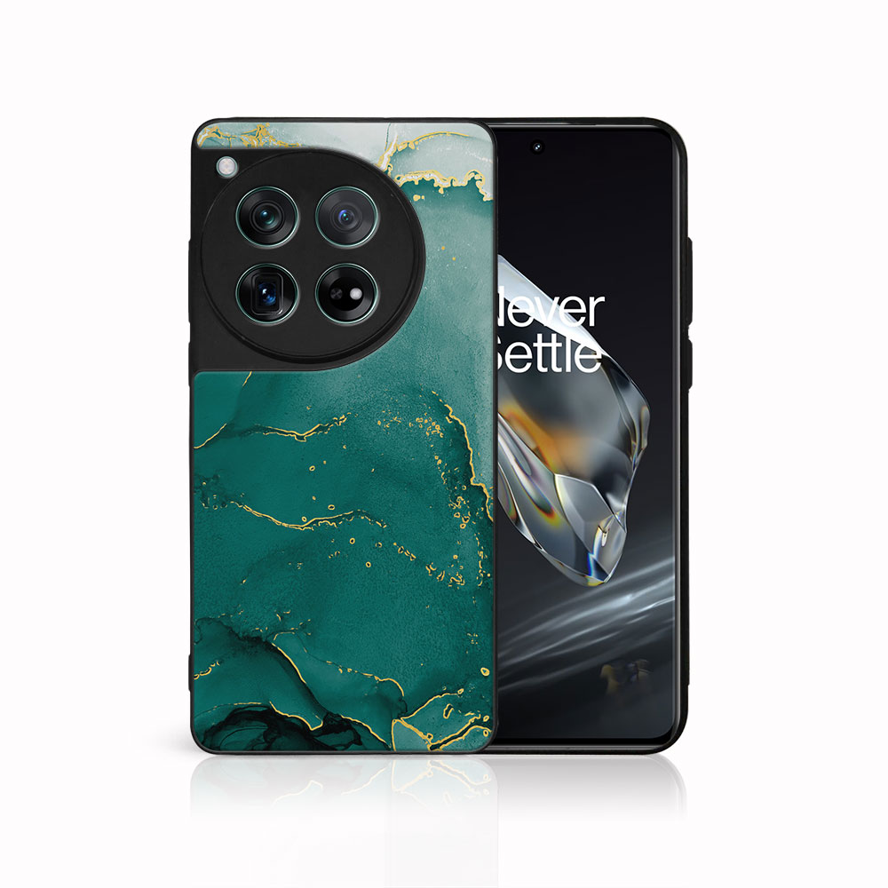 MY ART Védőburkolat: OnePlus 12 GREEN MARBLE (145) akciós termékkép 1