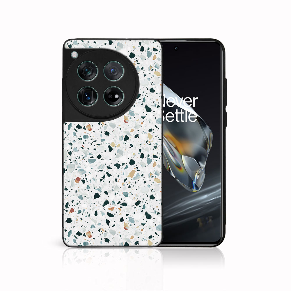 MY ART Védőburkolat: OnePlus 12 GREY TERRAZZO (163) akciós termékkép 1