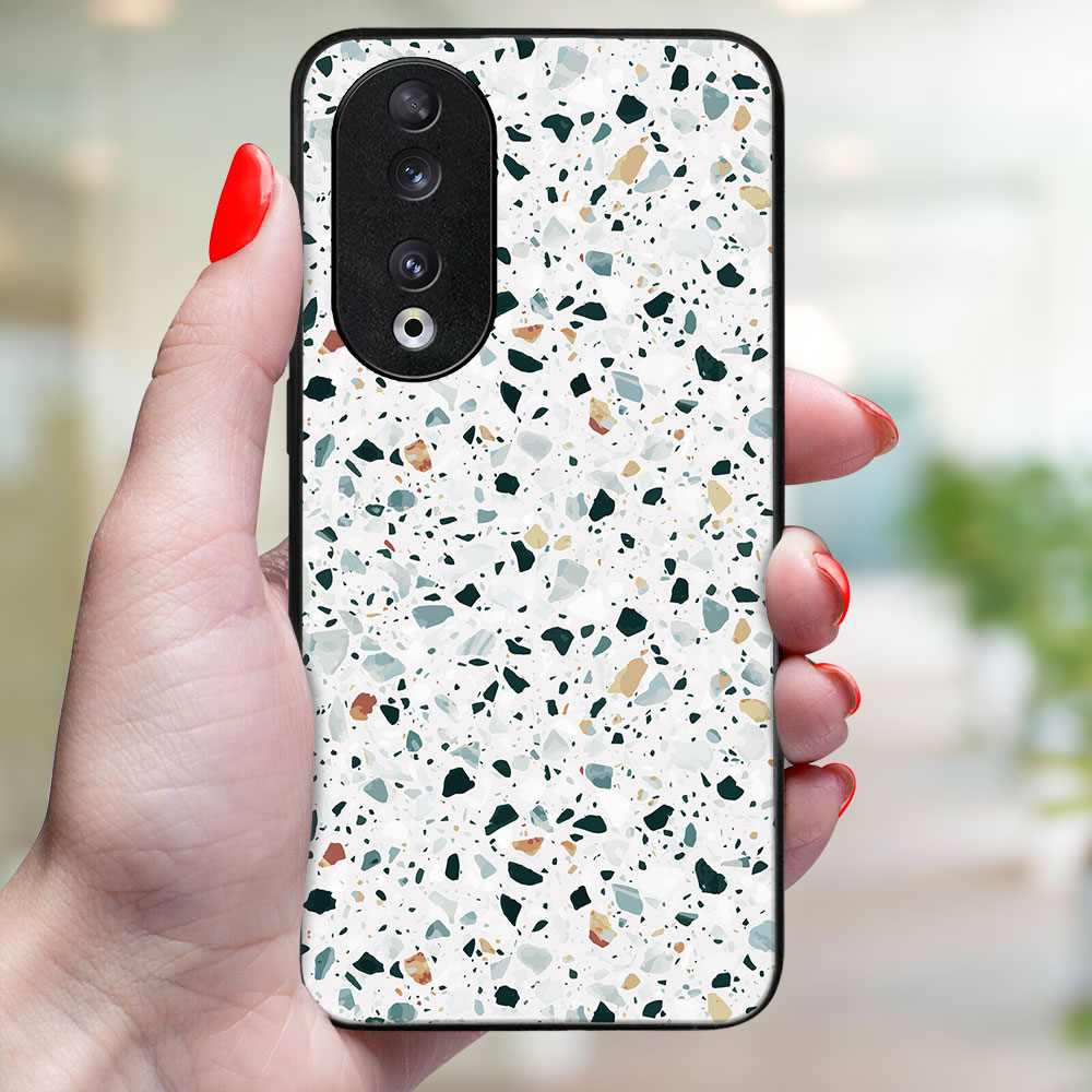 MY ART Védőburkolat: Honor 90 5G GREY TERRAZZO (163) termék 2. képe