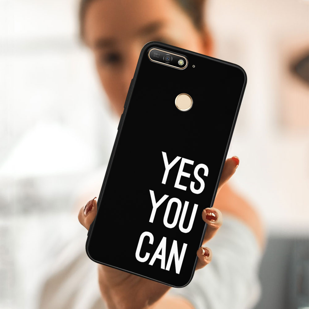 PROTEMIO MY ART Védőburkolat a Huawei Y6 Prime 2018-hoz YOU CAN (171) termék 2. képe