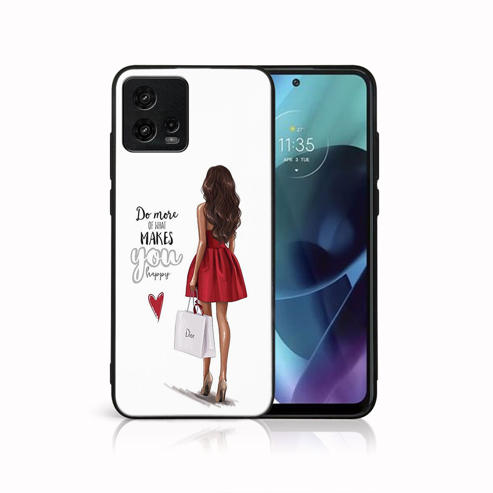 PROTEMIO MY ART Védőhuzat Motorola Moto G72 RED DRESS (137) készülékhez akciós termékkép 1