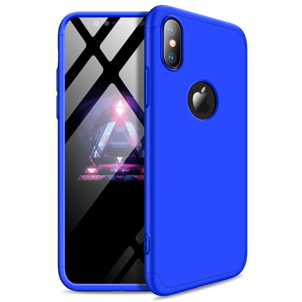 360° védőburkolat Apple iPhone XS Max kék akciós termékkép 1