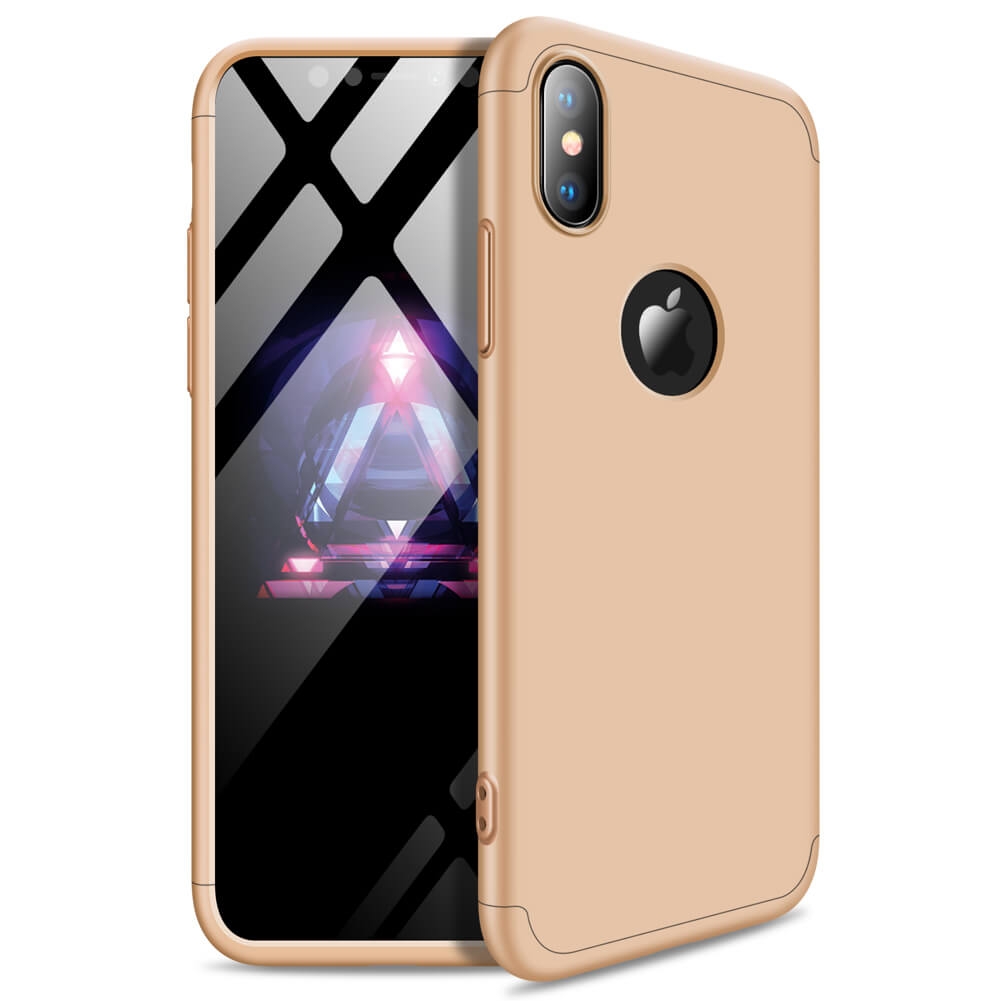 360° védőburkolat Apple iPhone XS Max arany akciós termékkép 1