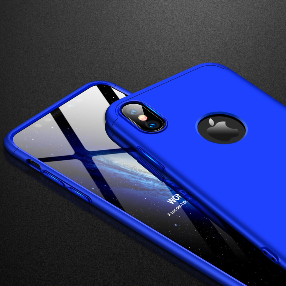 360° védőburkolat Apple iPhone XS Max kék termék 2. képe