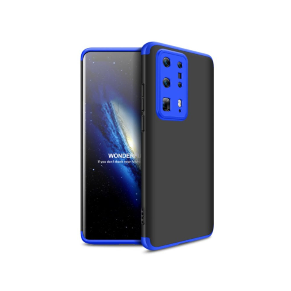 360° védőburkolat Huawei P40 Pro fekete-kék akciós termékkép 1