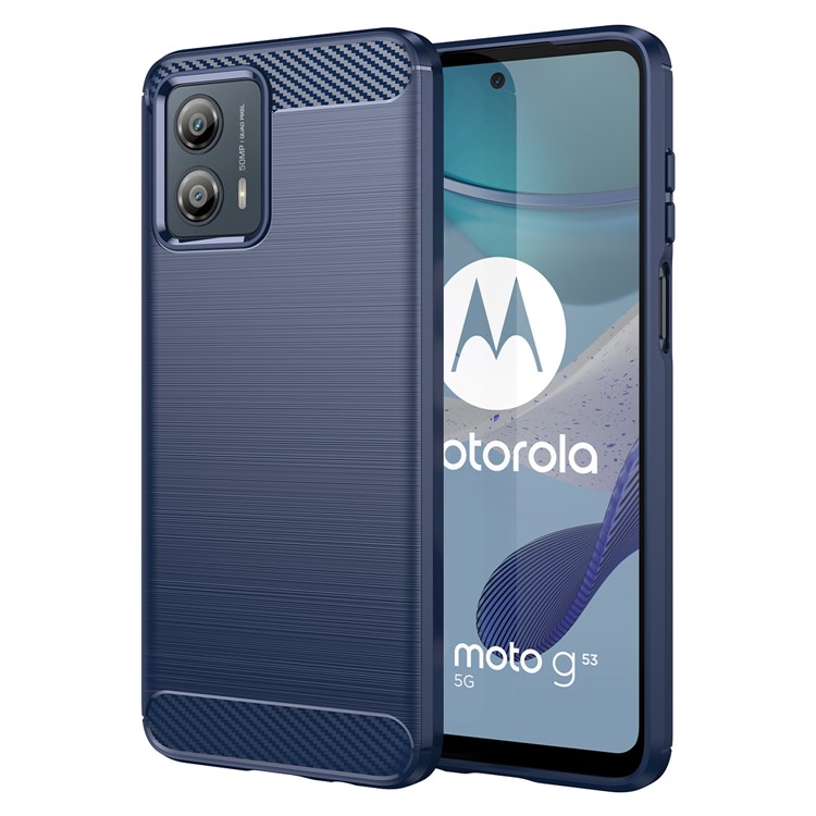 FLEXI TPU burkolat Motorola Moto G53 5G kék akciós termékkép 1
