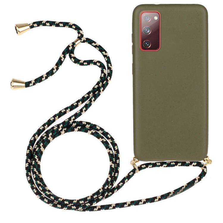ROPE Huzat zsinórral Samsung Galaxy S20 FE sötétzöld akciós termékkép 1