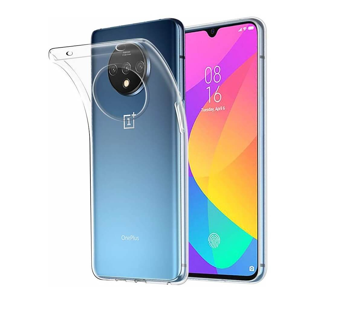 Szilikon borítás OnePlus 7T átlátszó akciós termékkép 1