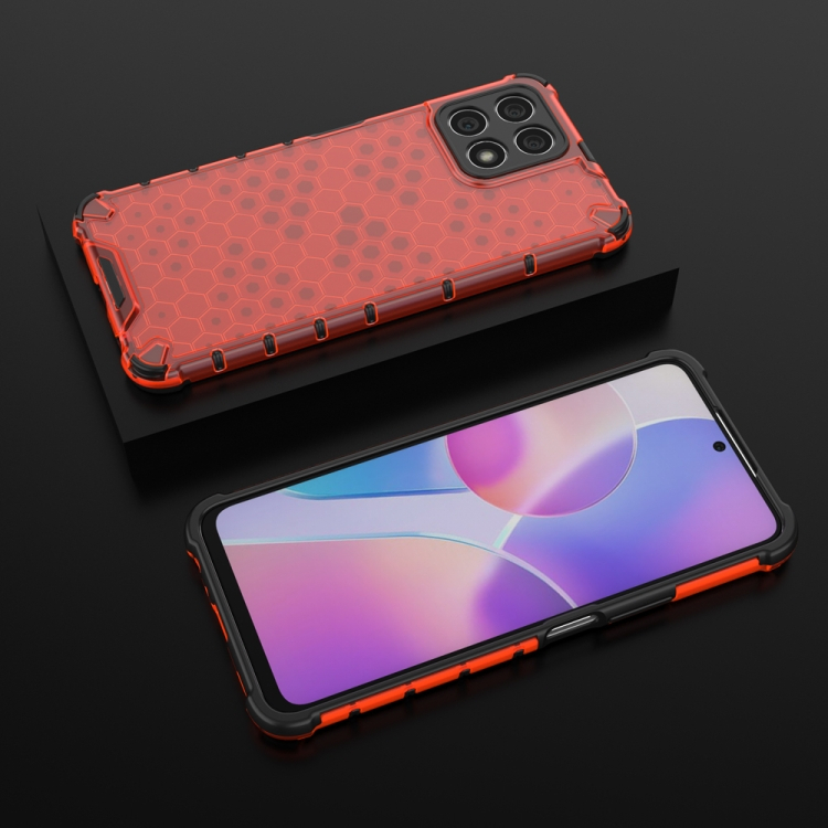 HONEYCOMB Honor X8 piros védőburkolat termék 2. képe