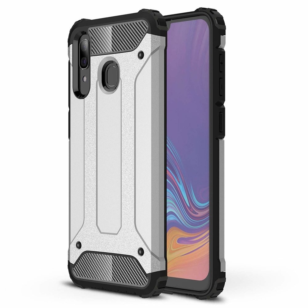 TOUGH védőburkolat Samsung Galaxy A30 ezüst akciós termékkép 1