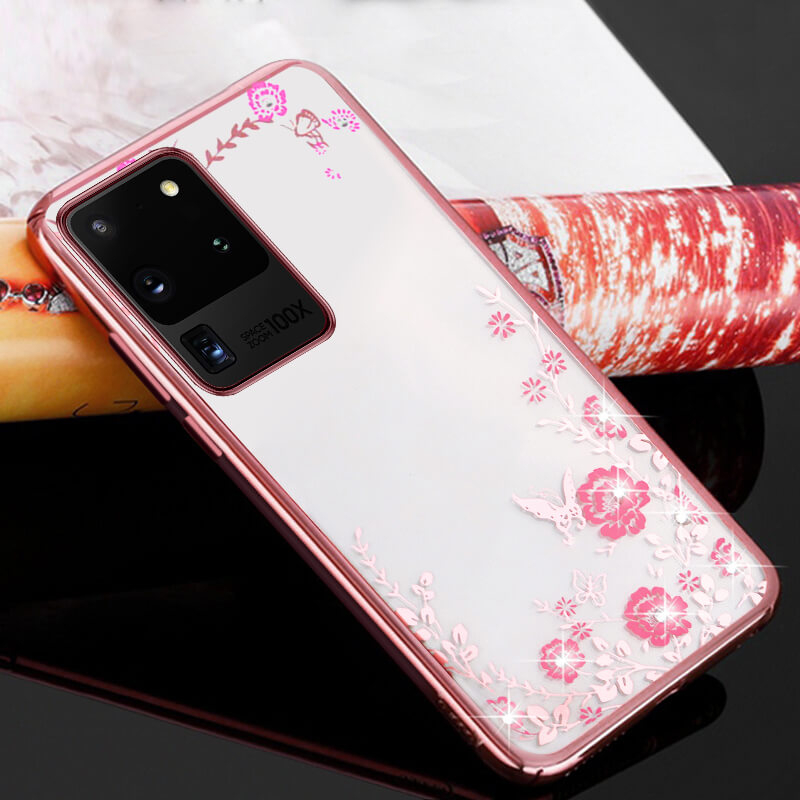 BLOOM TPU tok Samsung Galaxy S20 Ultra rózsaszín akciós termékkép 1