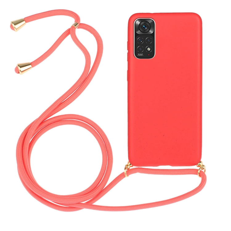 ROPE Huzat vezetékkel Xiaomi Redmi Note 11 / Note 11S piros akciós termékkép 1