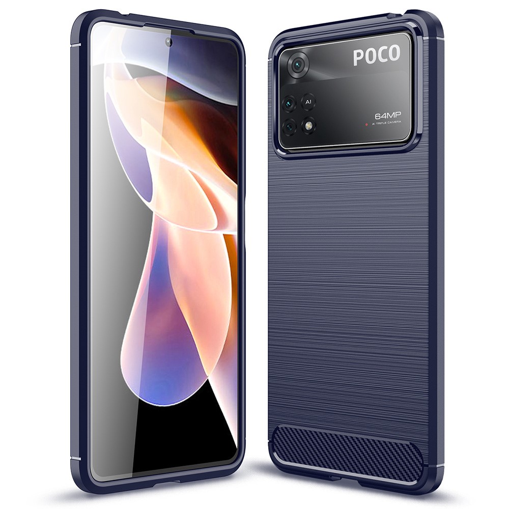 FLEXI TPU Cover Xiaomi Poco X4 Pro 5G kék akciós termékkép 1