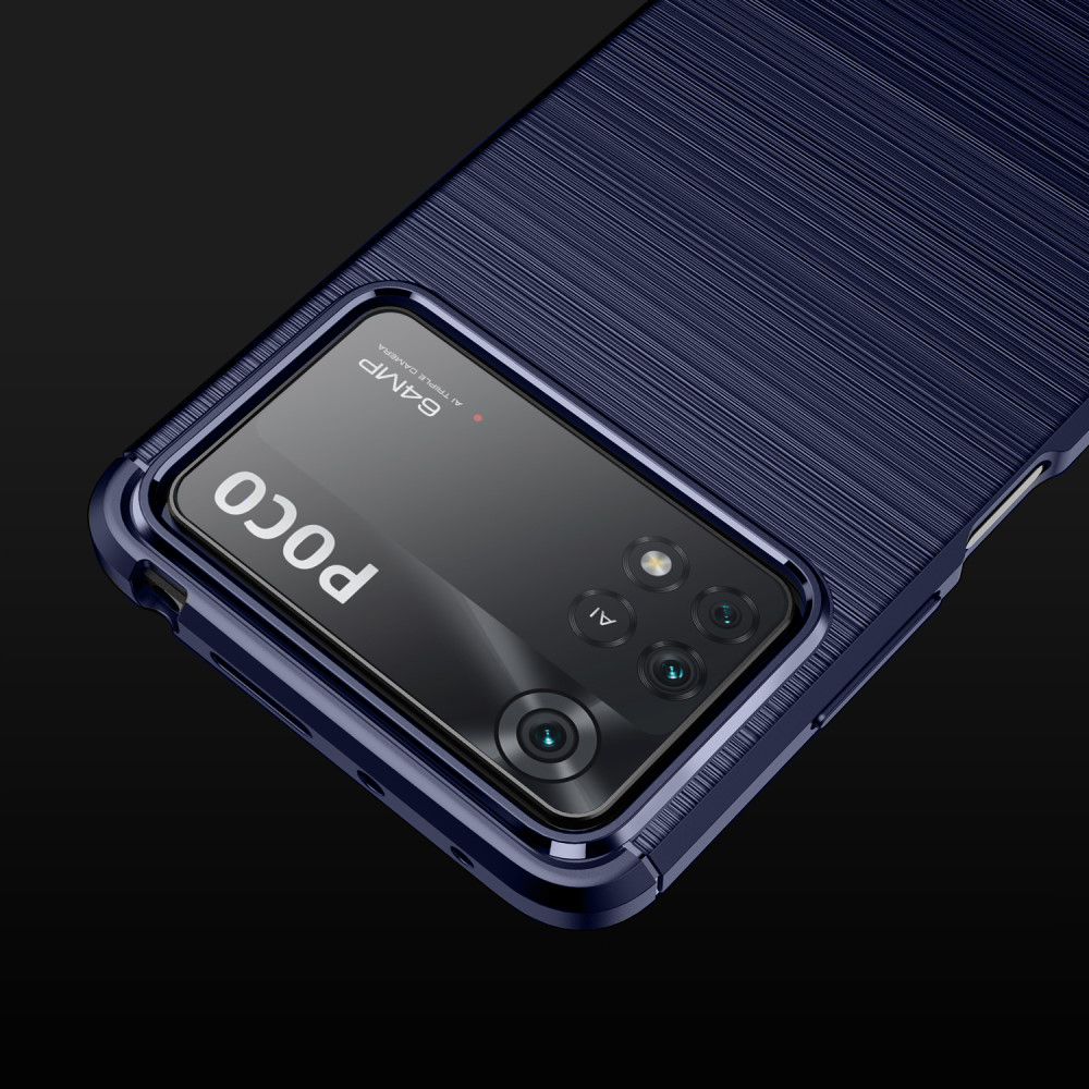 FLEXI TPU Cover Xiaomi Poco X4 Pro 5G kék termék 2. képe