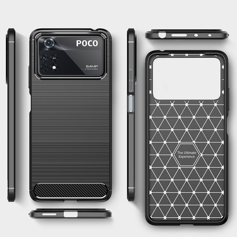 FLEXI TPU burkolat Xiaomi Poco X4 Pro 5G fekete termék 2. képe