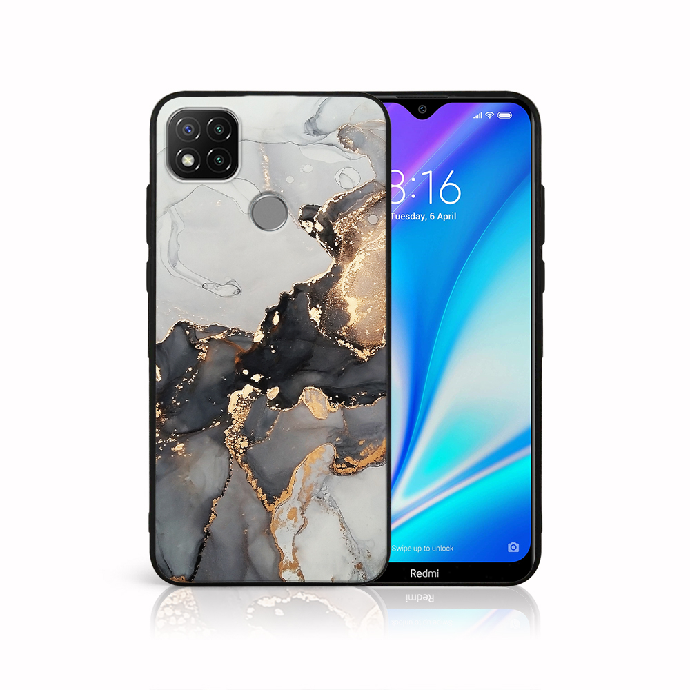 PROTEMIO MY ART Szilikon borítás Xiaomi Redmi 9C GREY MARBLE (140) akciós termékkép 1