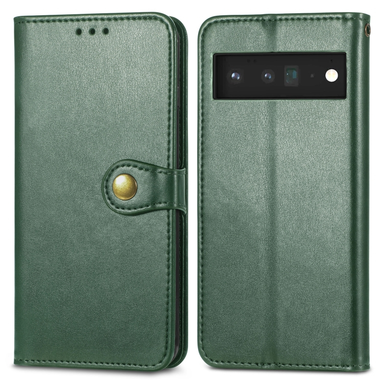 LEATHER BUCKLE Wallet Google Pixel 6 zöld akciós termékkép 1
