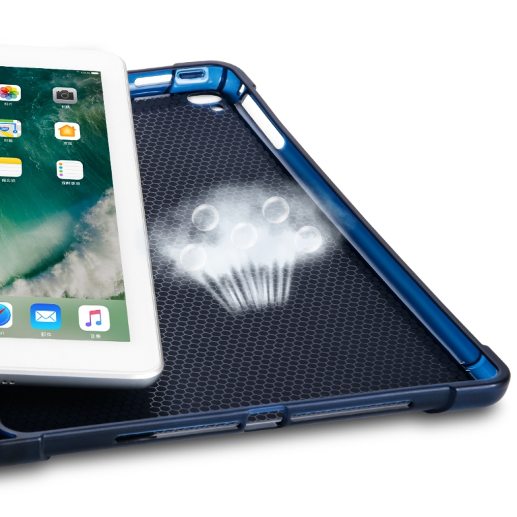 LEATHER Flip tok Apple iPad 9.7 (2018/2017) / iPad Air (1/2) fekete termék 2. képe