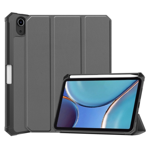 LEATHER Flip tok Apple iPad mini 2021 szürke akciós termékkép 1