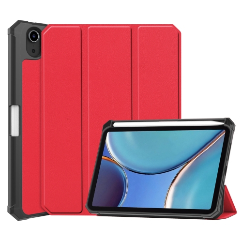 LEATHER Flip tok Apple iPad mini 2021 piros akciós termékkép 1