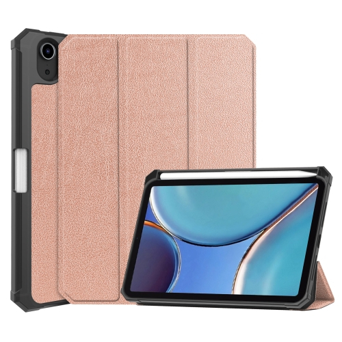 LEATHER Flip tok Apple iPad mini 2021 arany akciós termékkép 1