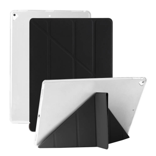 LEATHER Flip tok Apple iPad Pro 12.9 (2015/2017) fekete akciós termékkép 1