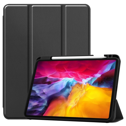 LEATHER Flip tok Apple iPad Pro 11 (2022 / 2021 / 2020 / 2018) fekete akciós termékkép 1