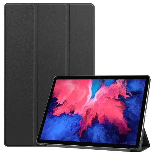 LEATHER Flip tok Lenovo Tab P11 / P11 5G / P11 Plus fekete akciós termékkép 1